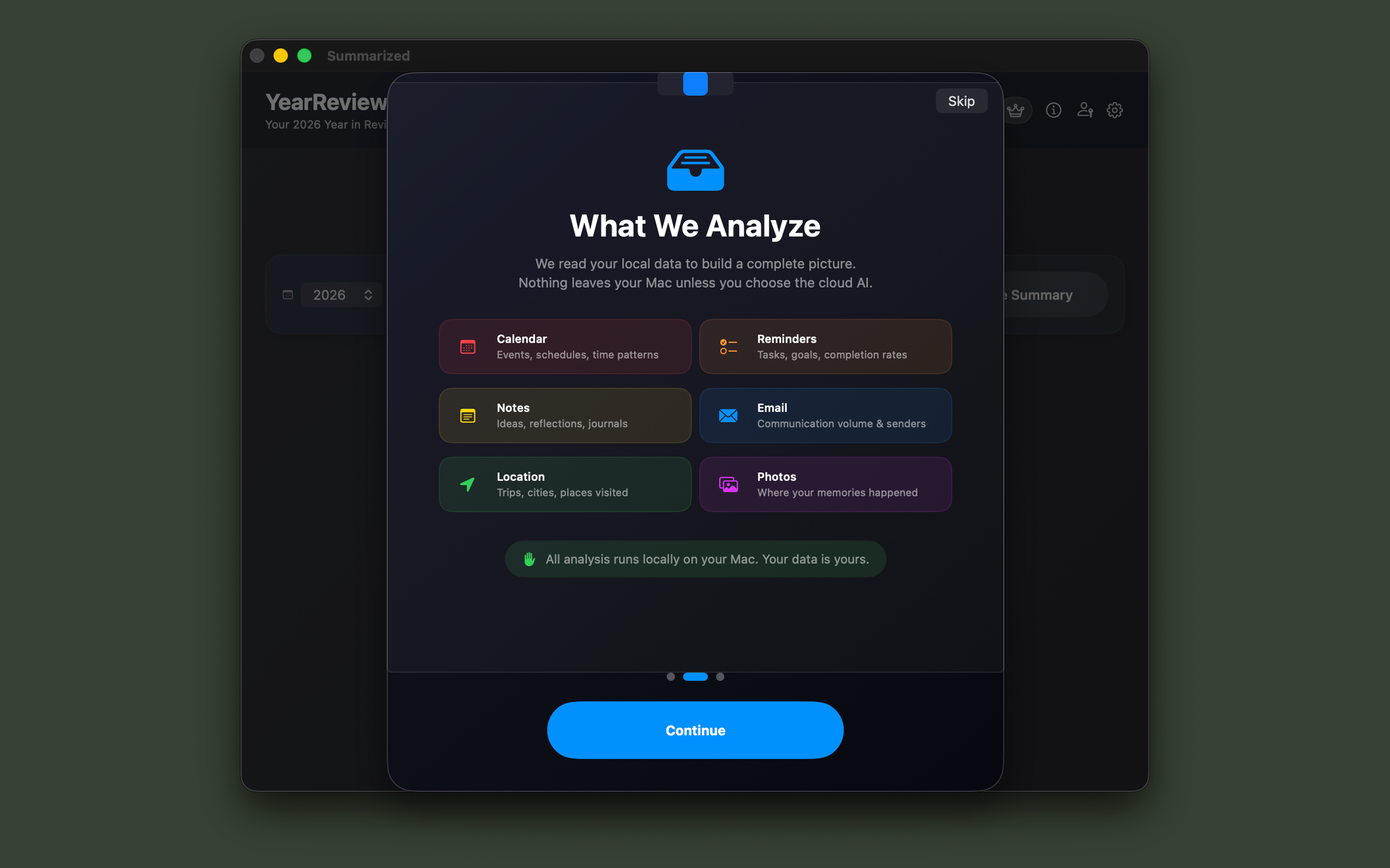 Summarized screenshot 1