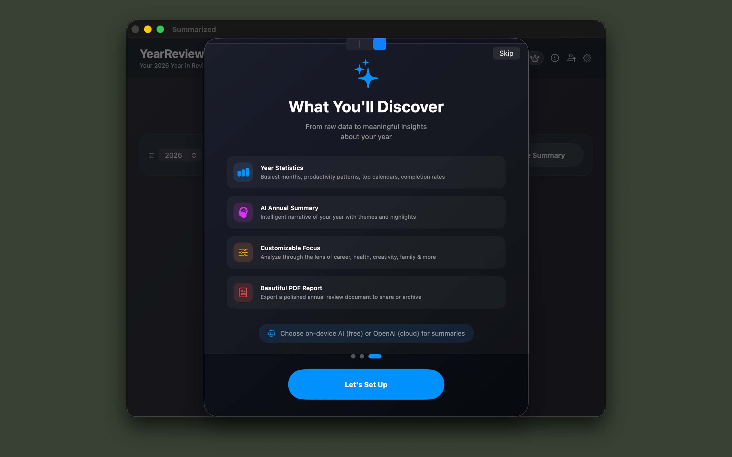 Summarized screenshot 2